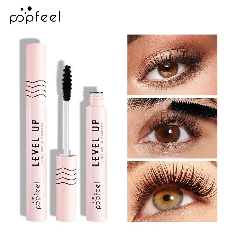 Popfeel Long Lasting Waterproof Mascara, 1 3 5 7 Counts Lash Lengthening Mascara Stick for Vanity Makeup Desk, Professional Eyelash Extension Essence Mascara for Women, Eyelash Cosmetic