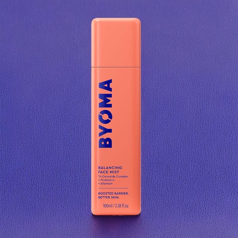 BYOMA Balancing Face Mist - pH Balanced Face Toner with Ceramides, Probiotics & Allantoin - Balance, Soothe & Refresh Throughout The Day - 3.38 fl. oz