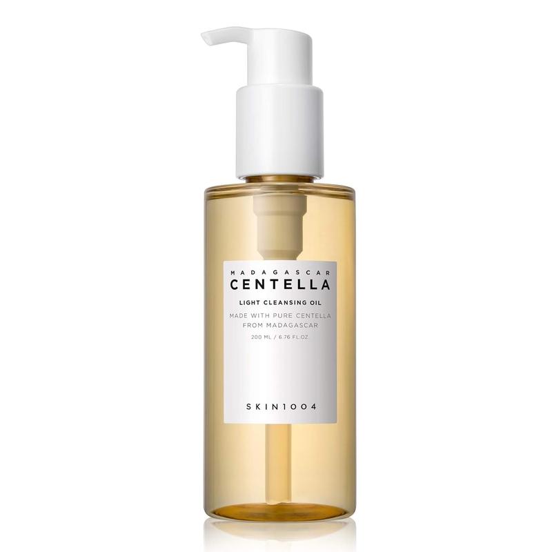 Skin1004 - Madagascar Centella Light Cleansing Oil (200ml) Lightweight Moisturizing Cleansing Oil, Facial Cleanser, Makeup Remover, Korean Skincare