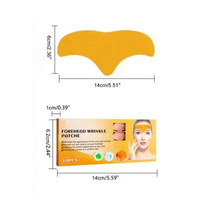 40pcs set Forehead Wrinkle Patch, Look Reduced, Hydrates Skin, Improve Skin Elasticity, Repair Damaged Stratum Corneum Barrier, Improves Collagen Production