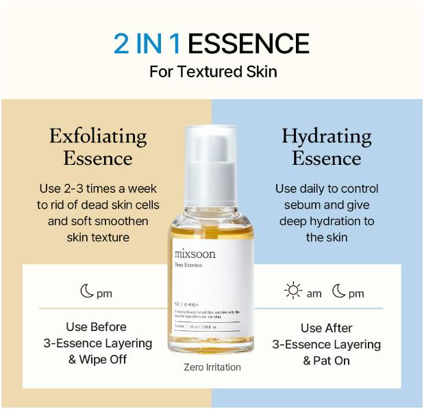 [mixsoon Official Shop] Complete Korean Glass Skin Set | Daily Skincare Routine for Glass Skin Glow In 2 Weeks | Cruelty-Free, Hypoallergenic Korean Skincare - Includes 4 Essences & 1 Cream