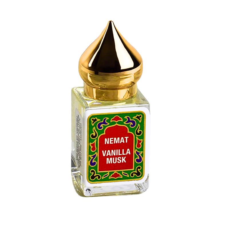 Nemat Vanilla Musk Perfume Oil - 5ml Mini Rollerball Bottle