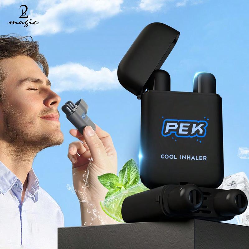 Double hole flip cover nasal cooling stick to prevent motion sickness and drowsiness while driving, nasal inhalation cooling oil Cleansing Oral