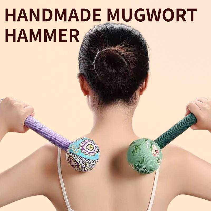 Mugwort Massage Stick, Manual Massage Tool for Neck, Back, Shoulder, Body Muscle Relaxation Tool, Body Care Product for Home & Travel