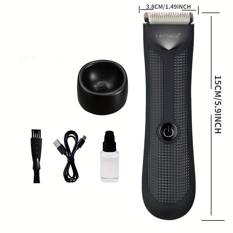 Christmas Portable Electric Body Hair Trimmer for Men, 1 Set Multifunctional Rechargeable Diffuser Hair Clipper Kit, Waterproof Body Hair Trimmer with Low Noise