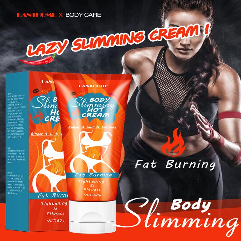 Thermal Firming Body Cream - Body Cream for Tummies - Sweating Cream for Better Workouts - Long-Lasting Moisturizing Pre- and Post-Workout Massage Lotion