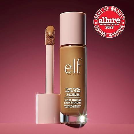 e.l.f. Halo Glow Liquid Filter, Complexion Booster For A Glowing, Soft-Focus Look Concealer Flawless