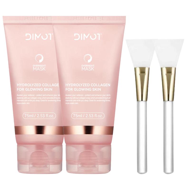 Dimot Collagen Night Wrapping Mask : SLEEP, SHED, AND GLOW!