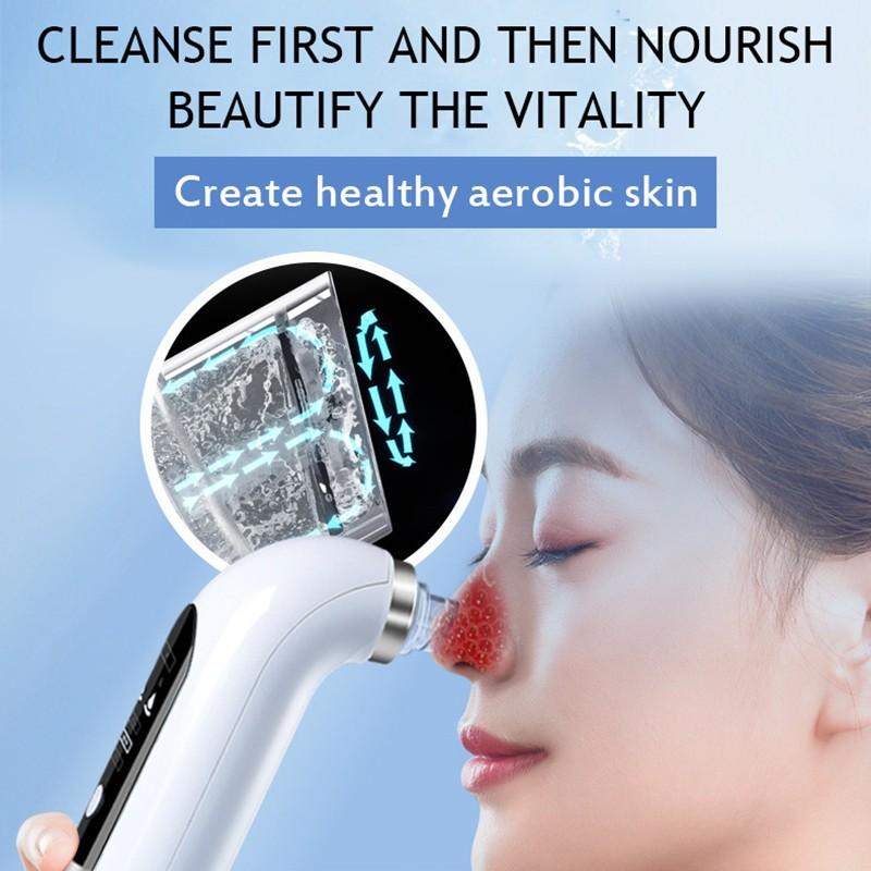 Vacuum Negative Pressure Absorption Technology Blackhead Suction Cup Cleansing Tool Deep Pore Cleansing Blackhead Device