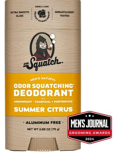 Dr. Squatch - Summer Citrus Deodorant - Body Care for Men