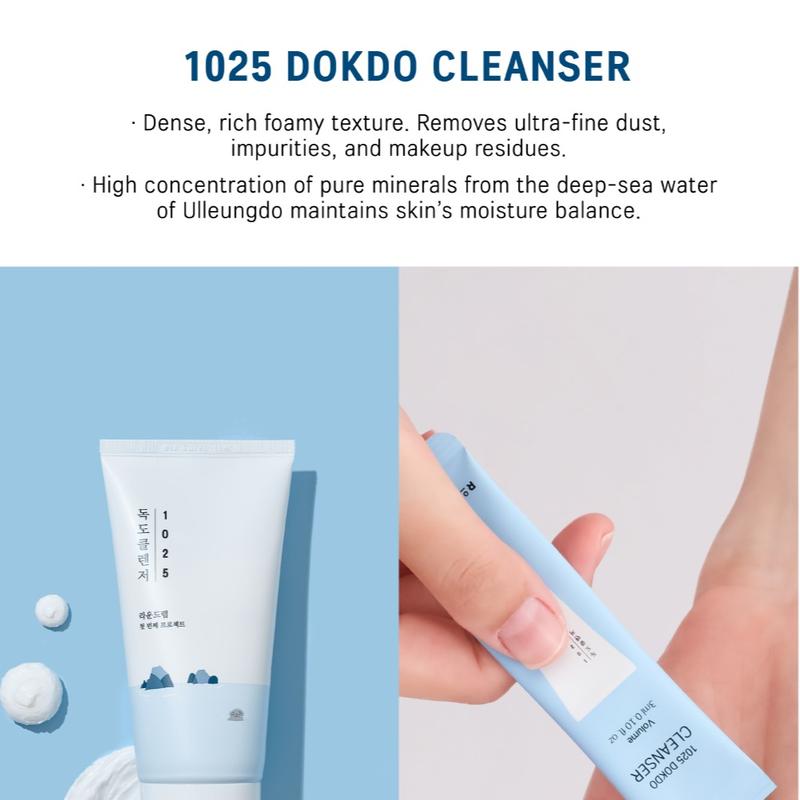 [Gift] ROUND LAD Stick Pouch Kit (1025 Dokdo Cleanser 3ml*3ea, Pine Calming Cica Ampoule 3ml*3ea, Soybean Panthenol Cream 3ml*3ea, Birch Juice Moisturizing Sunscreen 3ml*3ea)