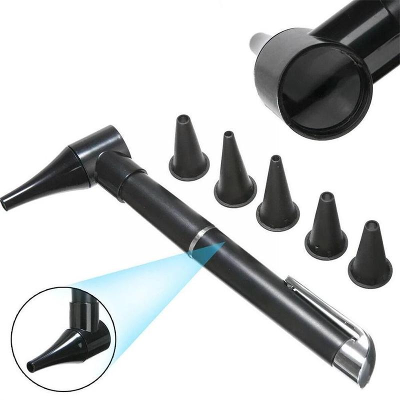 Ear Cleaner Tool, Ear Light Otoscope Medical Diagnostic Magnifying Pen, Ear Nose Throat Clinical Care Light Protect Tool