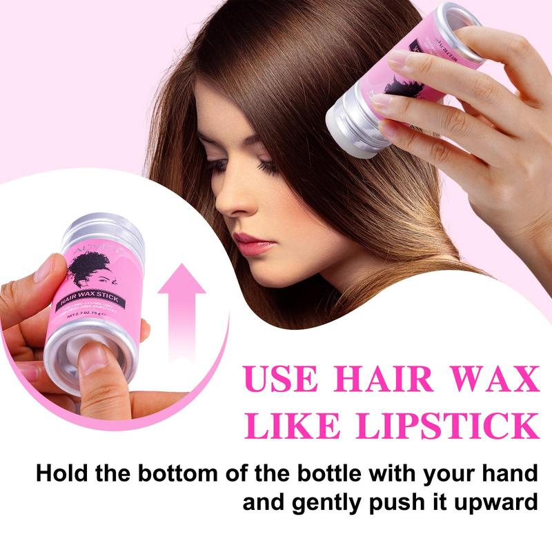 Aliver Hair Wax Stick & Styling Comb Wax Stick for Hair Flyaways, Styling Products Essentials Stuff