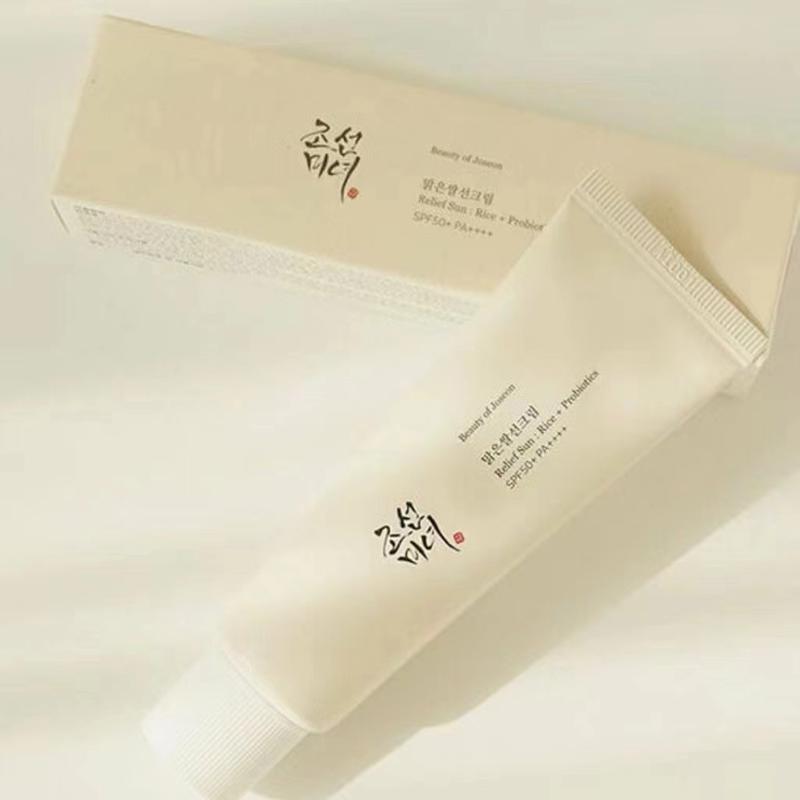 Beauty of Joseon Relief Sun Sunscreen - Rice & Probiotics, SPF 50+ PA++++ for All-Day Protection (50ml)