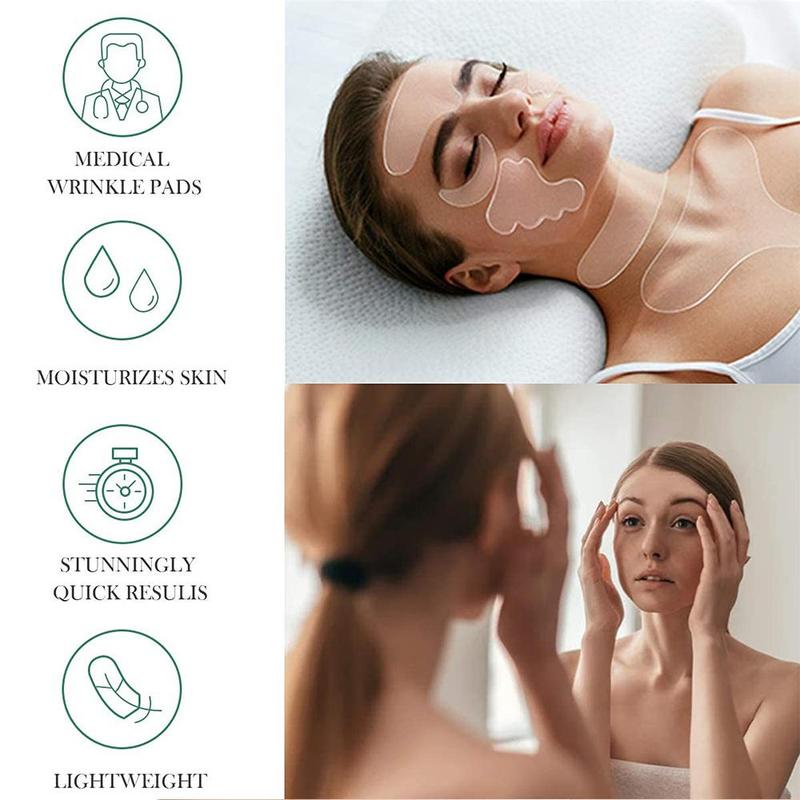 Smoothing Wrinkles Skin Care Patch, 11pcs Comfort Facial Patches, Skincare Tools, Foreheads For Reducing The Look Or The Signs Of Aging, Neck Lifting Supplies, All Skincare Products