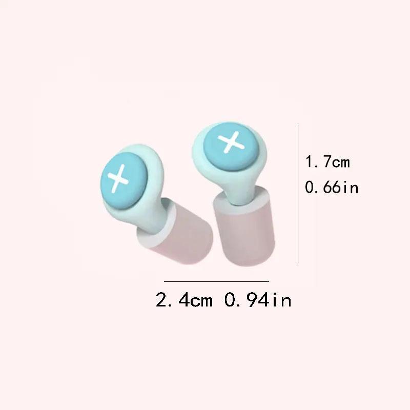 Silicone Reusable Sleeping Earplugs with Storage Box, 1 Pair Noise Reduction Earbuds, Reusable Earbuds, Noise Reduction Earbuds for Concentration, Noise Sensitivity, Sleeping