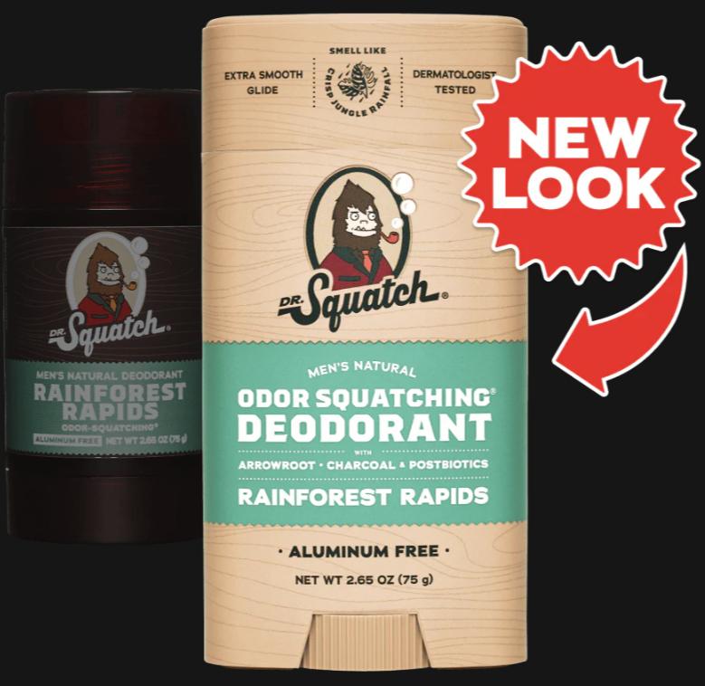 Dr. Squatch - Rainforest Rapids Deodorant - Body Care for Men