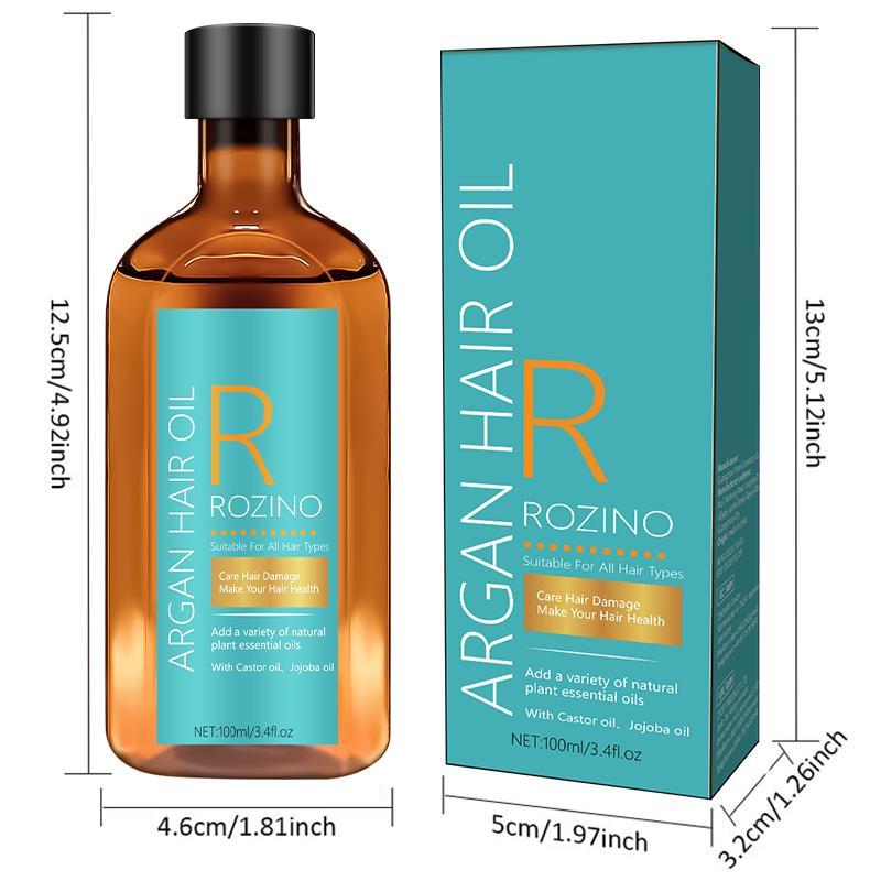 Argan Haircare Essential Hair Oil, Deeply Moisturizing Hair Split Ends & Hair Root Care Oil, Improving Frizz & Strengthening Hair