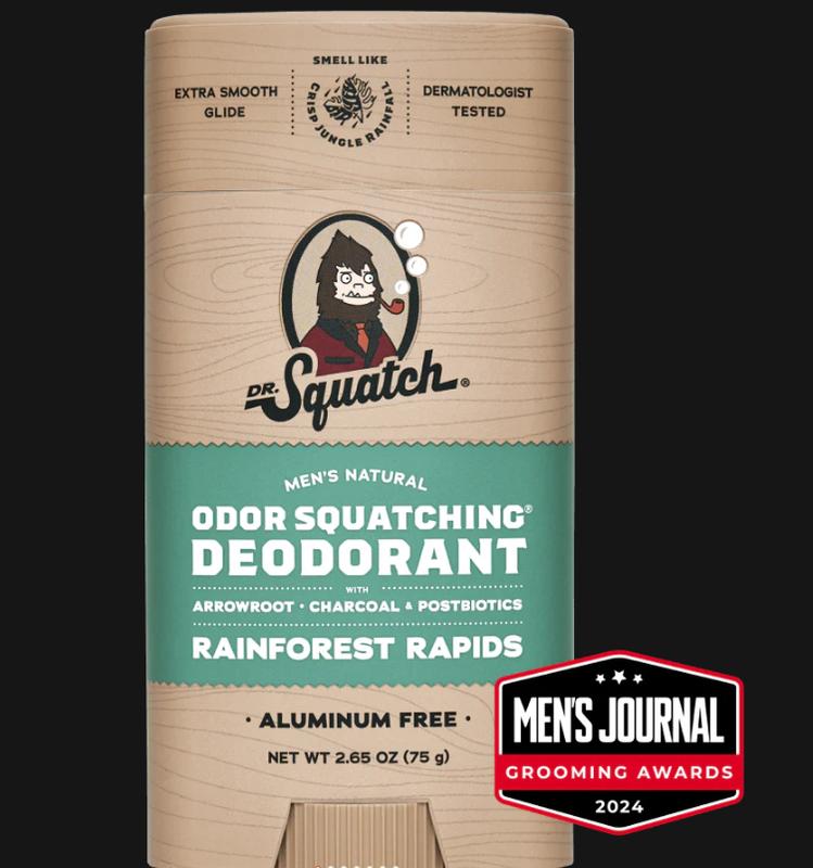 Dr. Squatch - Rainforest Rapids Deodorant - Body Care for Men