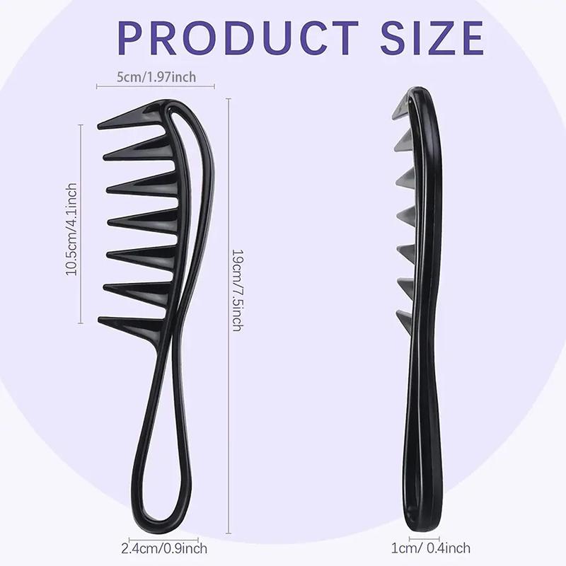 Wide Tooth Hair Comb, Hair Styling Comb for Women, Girls, Men, Stylists, Barber, Wet & Dry Hair Comb, Scalp Massage Comb, Hairdressing Combs, Curl Hair Comb, Curly Hair Detangling & Styling Tool, Christmas Gift