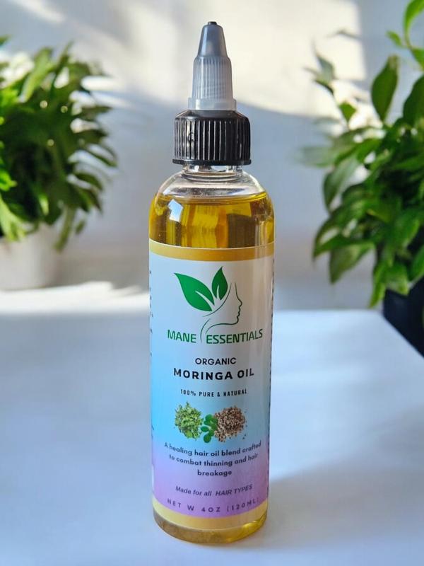 Extract Strength Organic Moringa Hair Growth Oil for Healthy, Comfortable Haircare