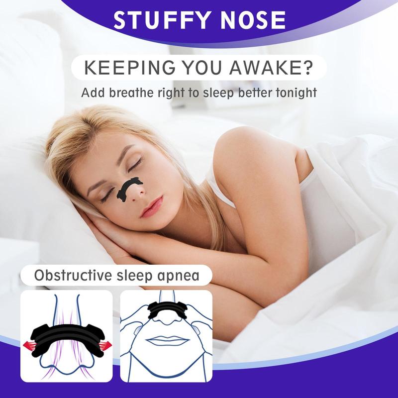 Nasal Strips, 1 Box Breathable Nasal Strips, High Elasticity Nasal Strips, Sleeping Nasal Strips, Breathing Nasal Strips, Relaxing Sleeping Strips