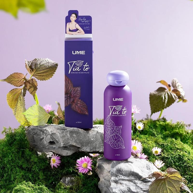 UME-Tia To Vegan Feminine Wash - Balance PH4.0-5.0 - Dung Dịch Vệ Sinh Phụ Nữ UME Tiá Tô -150ml Paraben Free