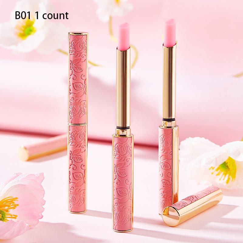 Small Nude Pink Temperature Changing Lip Balm, Moisturizing & Hydrating Lip Balm, Ph Temperature Changing Lip Balm, Lip Makeup Primer, Lip Moisturizer