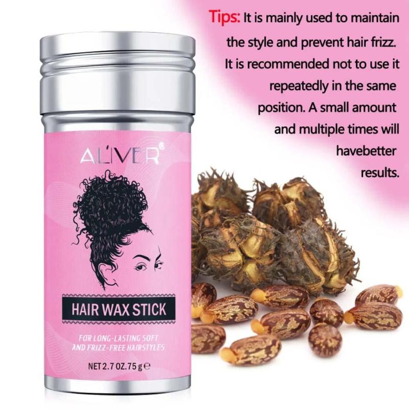 Aliver Hair Wax Stick & Styling Comb Wax Stick for Hair Flyaways, Styling Products Essentials Stuff