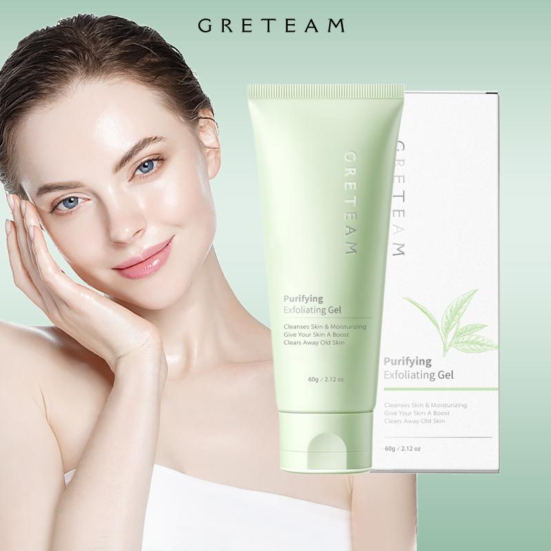 GreTeam Purifying Exfoliating Gel Moisturizing Cleanses Skin Give Your Skin A Boost Clears Away Old Skin,Gentle Exfoliating,For Soft, Smooth, Hydrated Skin,120g