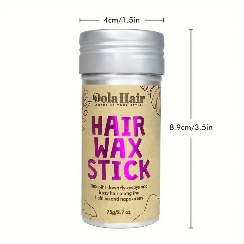 Hair Smoothing Wax Stick - Non-Greasy Styling for Flyaways, Wigs, and Hair Pomade with Plant-Derived Squalane for Soft, Silky, and Manageable Hair Gel Haircare Argan Argan Oil