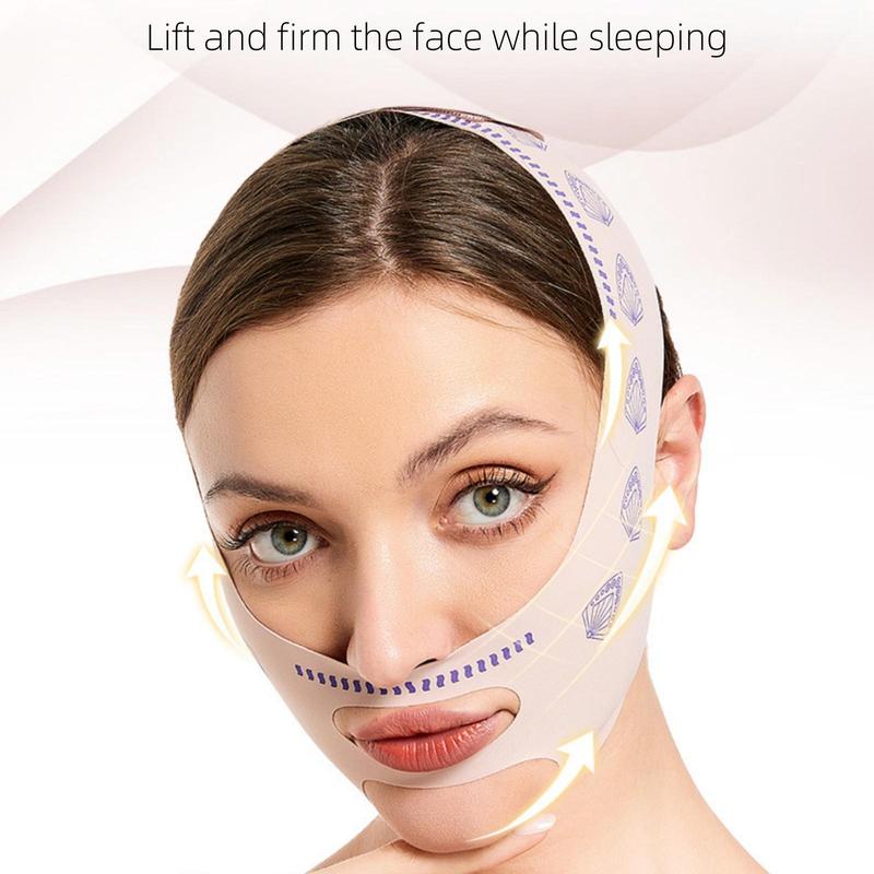 Elastic Stretching Facial Lifting Strap, Day & Night Use Facial Care Band for Firming Skin, Multi-use Facial Skin Care Tool for Women & Girls, Christmas Gift