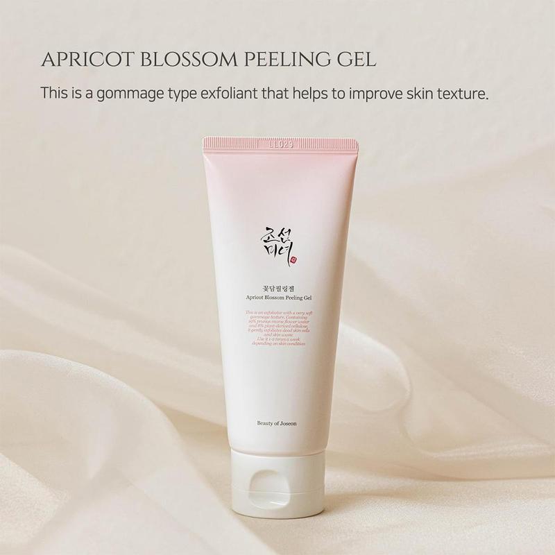 [Beauty of Joseon] Apricot Blossom Peeling Gel 100ml, Soft Exfoliating Face and Body Scrub Dead Skin Cells Remover for All Skin Types, Korean Skincare