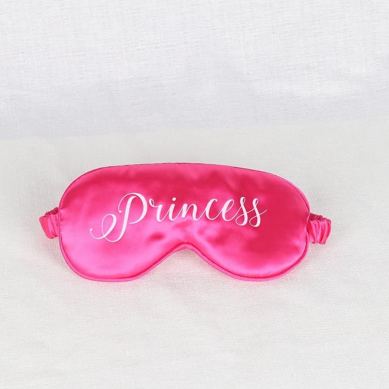 Silk Sleep Mask & Blindfold with Elastic Strap Headband Soft Eye Cover Eyeshade for Night Sleeping, Travel, Nap(Pink) Eye Mask