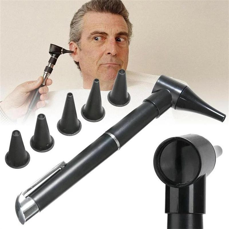 Ear Cleaner Tool, Ear Light Otoscope Medical Diagnostic Magnifying Pen, Ear Nose Throat Clinical Care Light Protect Tool