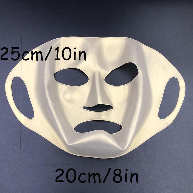 Reusable Silicone Facial Mask, 3pcs set 3D Anti-evaporation Face Beauty Patches, Moisturizing Face Mask for Women and Girls