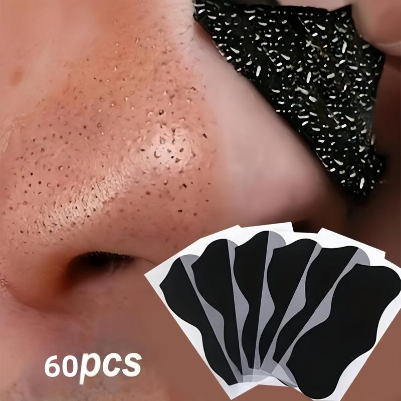 Deep Cleansing Nose Pore Sticker, 60pcs set Nose Pore Cleaning Sticker, Facial Pore Cleaning Sticker, Skin Care Tool for Men and Women, Christmas Gift