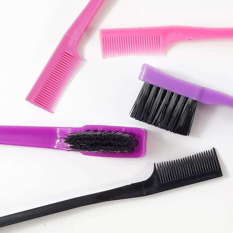 Bling Hair 1pcs comb Eyebrow brush mascara brush Wax shredded hair modification bangs dye brush Random color For Women Haircare Heatless Hair Dye