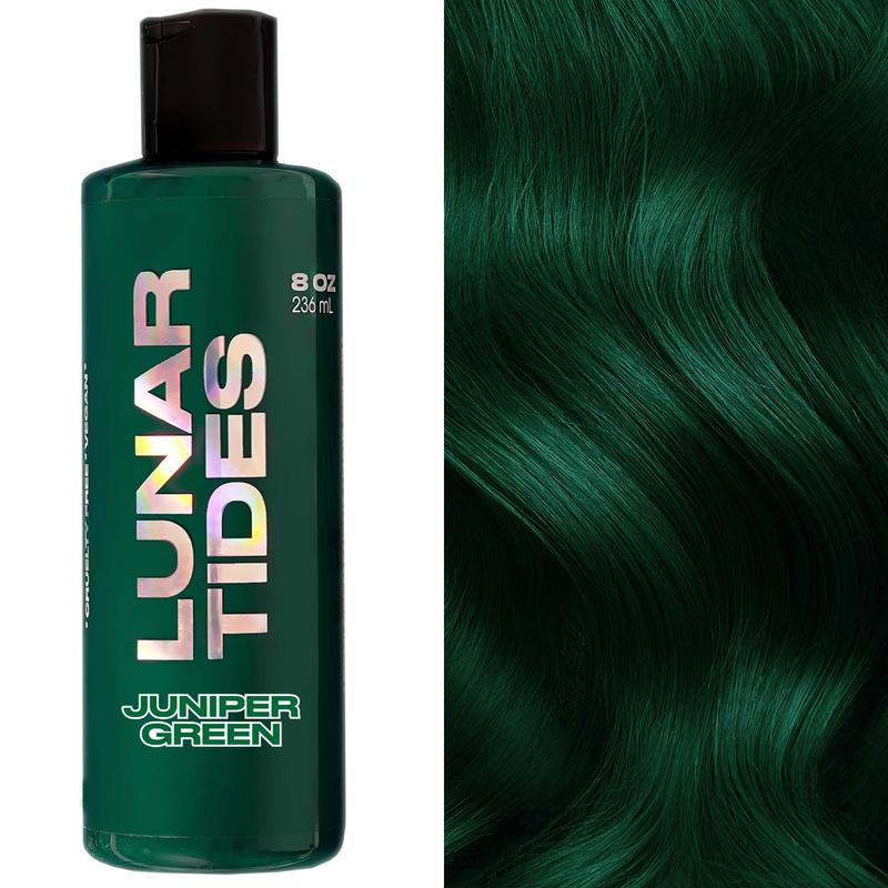 Lunar Tides Dark Green Hair Color Semi-permanent - Juniper Hair Dye Haircare Hair Dye Haircare