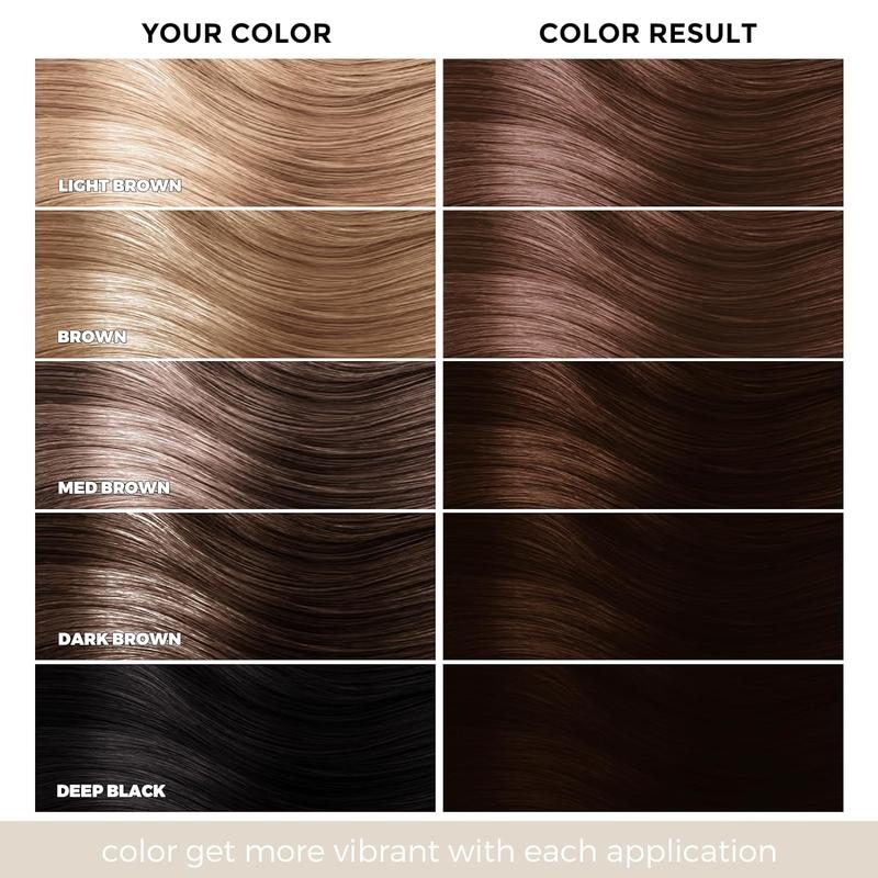 Natural Brown hair dye, fast lasting, gel hair care for all ages, the most delicate color lasting hair shampoo - wine red, black color shampoo brown hair Haircare