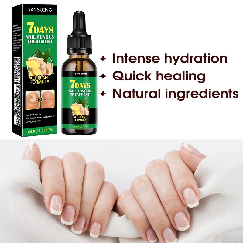 Multi-Purpose Ginger Nail Oil, Get Longer, Stronger and Brighter Nails, Moisturizes and Thickens Nails for Women & Men