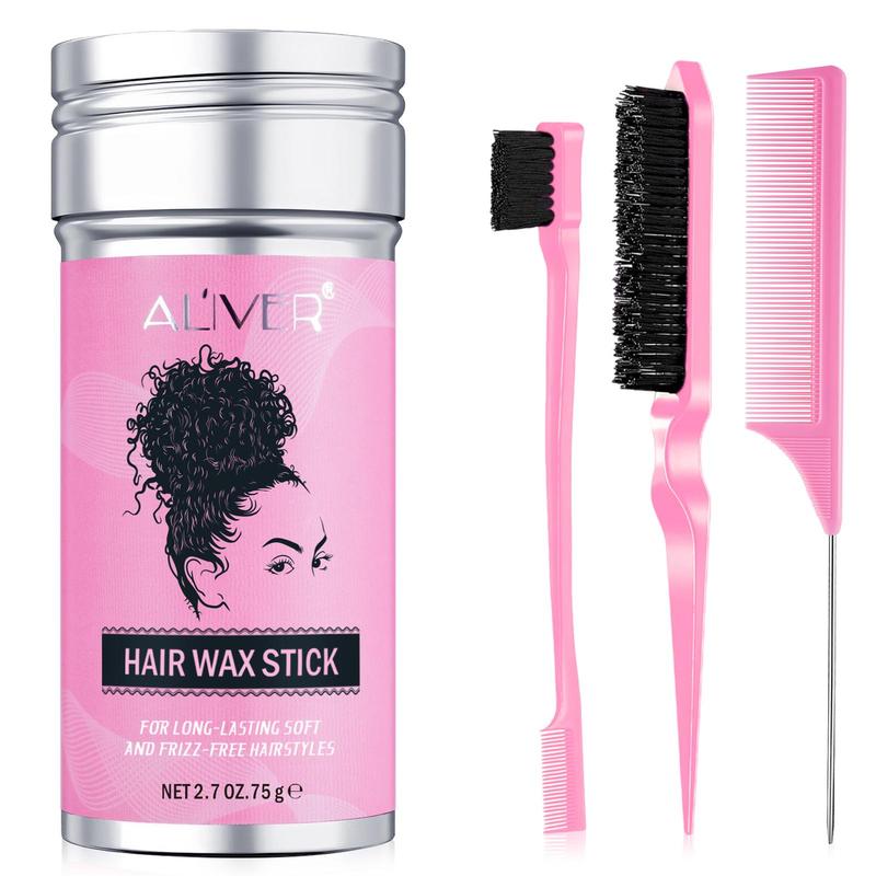 Aliver Hair Wax Stick & Styling Comb Wax Stick for Hair Flyaways, Styling Products Essentials Stuff