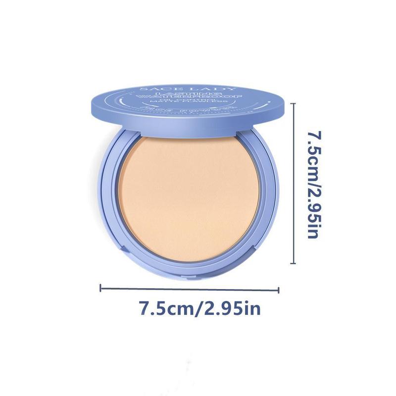 Summer Oil Control Flawless Makeup Setting Powder, Lightweight Face Powder Makeup & Finishing Powder, Lasting Matte Pressed Powder for Music Festival, Setting Powder, Best Pressed Powder, Fall Gift, Tienda En Tiktok