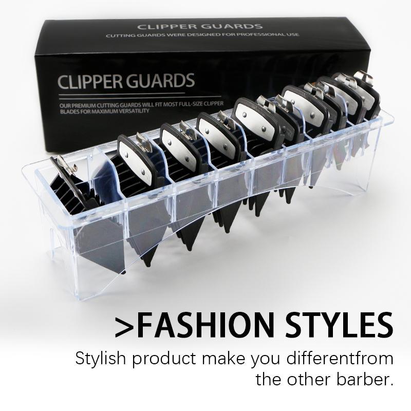 Hair Clipper Limit Comb Set, 10pcs set Replaceable Hair Clipper Guards, Professional Hair Styling Tool for Salon & Barber Shop, Gift for Christmas