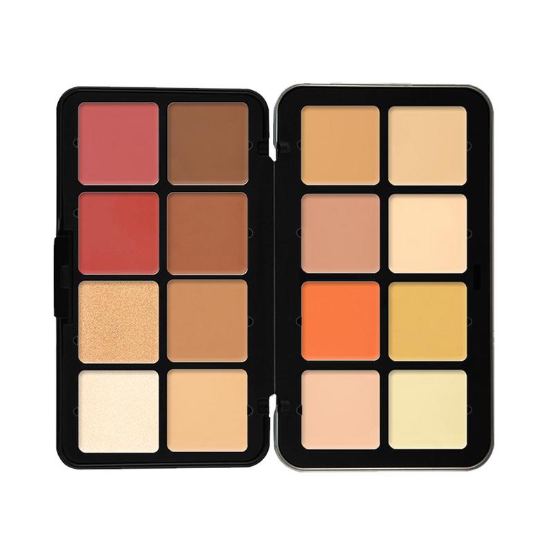 16 Color Matte Concealer Palette, Multi-functional Long Lasting Concealer Palette, Facial Makeup Product for Women