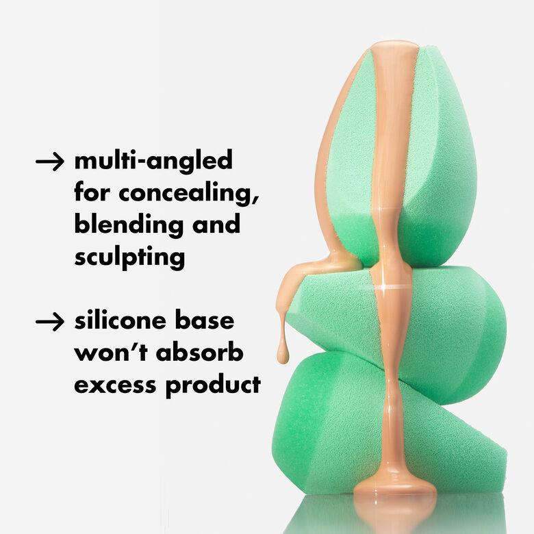 Angled Silicone Face Sponge