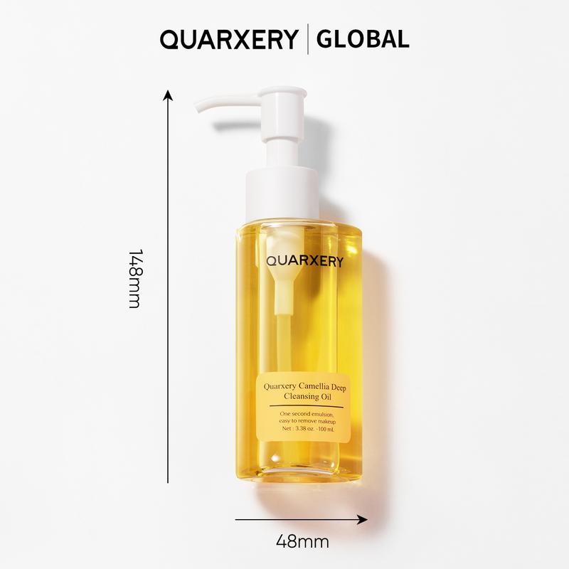 QUARXERY Deep Cleansing Oil, Facial Cleansing Oil, Makeup Remover, Cleanses without Clogging Pores, Re black friday deals sidue-Free, Fragrance and Colorant Free, All Skin Types