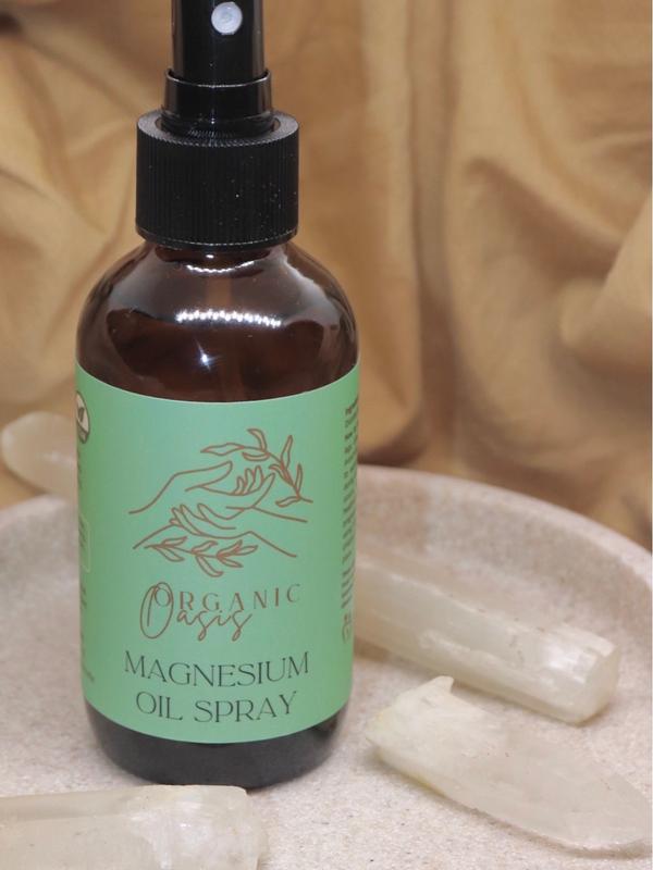 Organic Magnesium Oil Spray, Organic Shop Oasis Skincare Body Care Daily