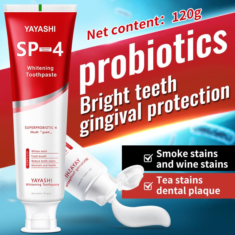 SP-4 Toothpaste Oral Health Management, Fresh Breath，Colour Corrector - Tooth Stain Concealer, Teeth Brightening Booster healthy toothpaste pasta dental