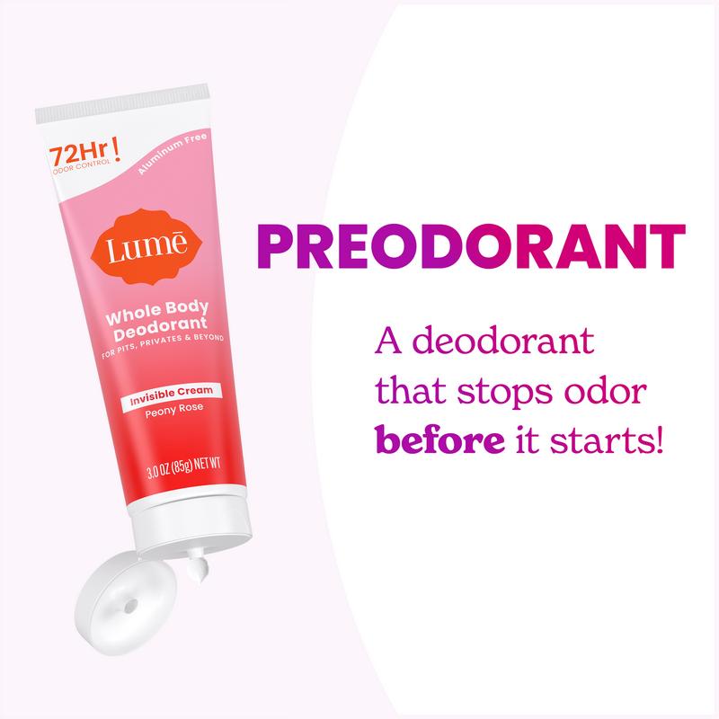 Cream Tube Lume Whole Body Deodorant - OB GYN Created